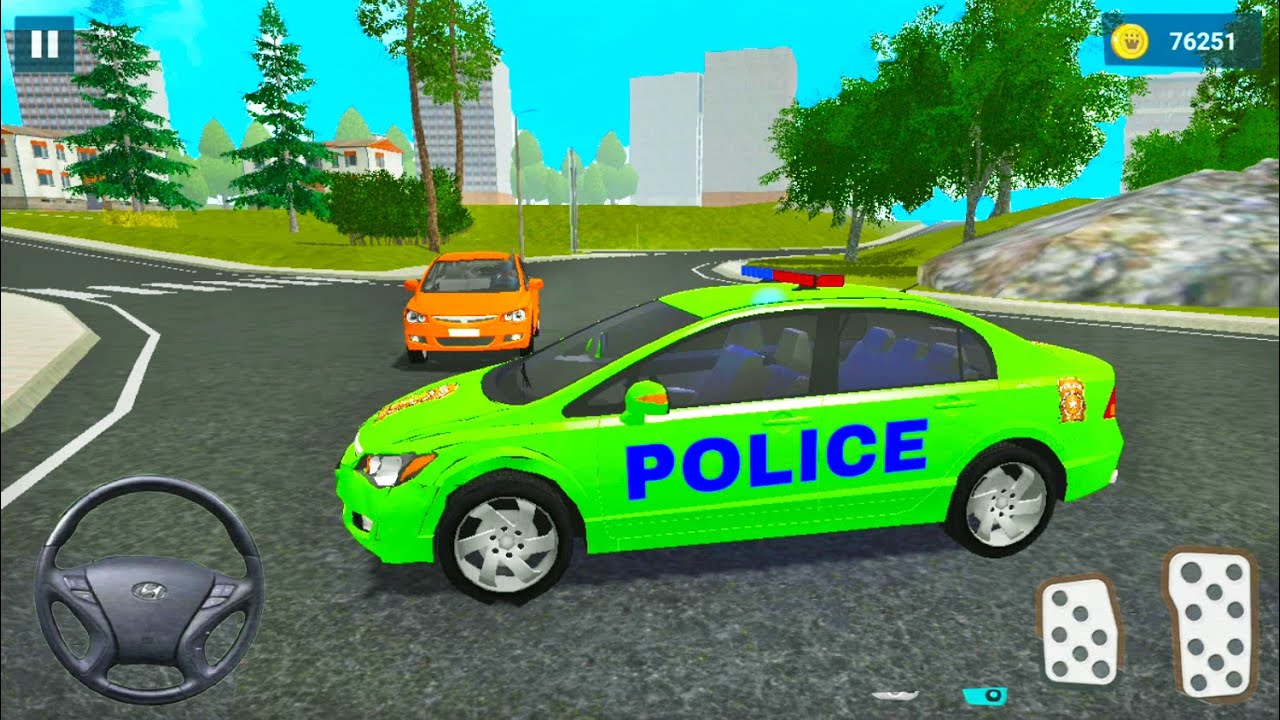 Police Patrol Simulator #6 - Hyundai Cop Car Driving - Android Gameplay