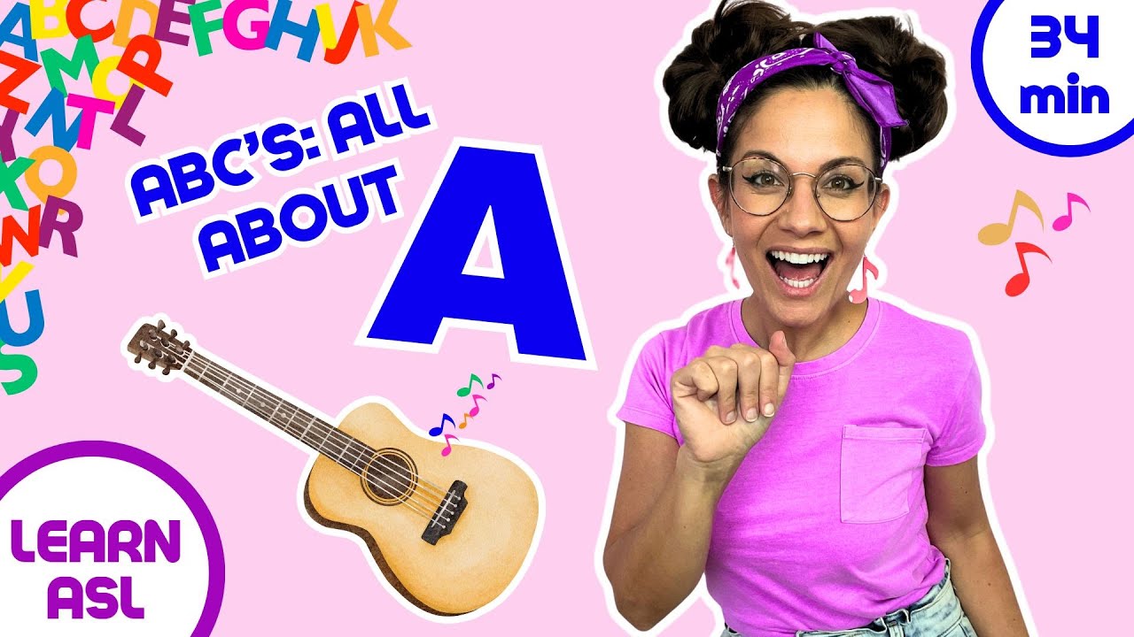 The Letter A - Educational Video for Toddlers & Preschool! Learn ASL, Singalongs & Bible for Littles