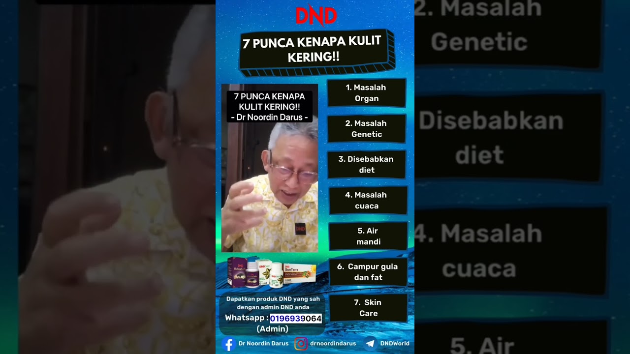 7 punca kulit kering