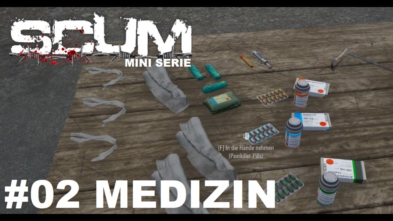 Scum Mini Serie - Verletzungen richtig heilen 🚑 #Tutorial