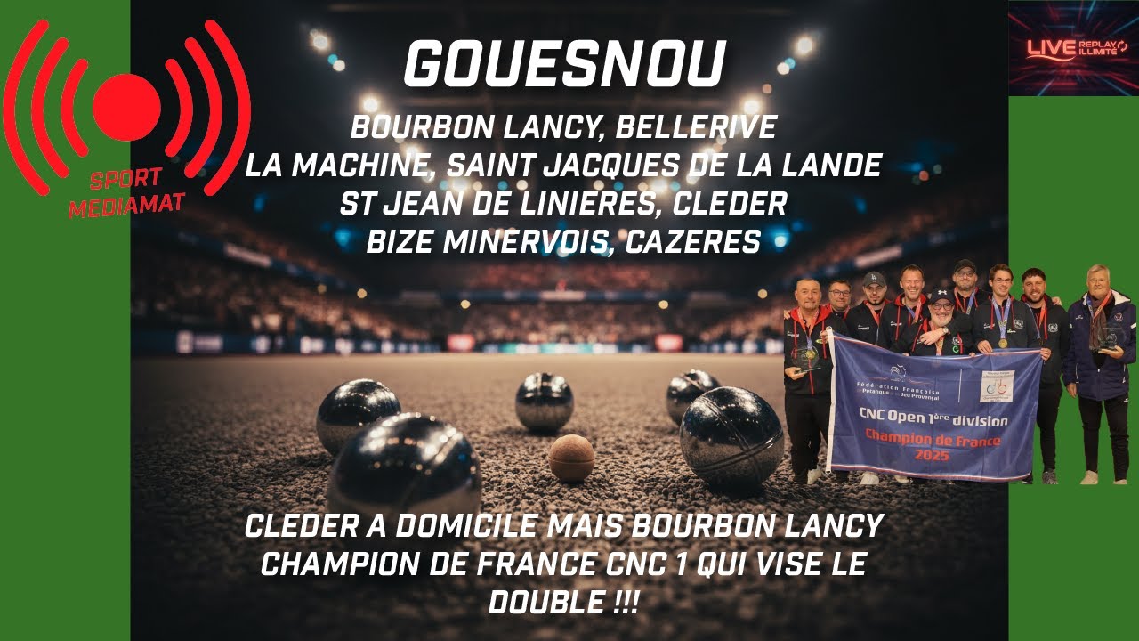 🟢 LIVE PÉTANQUE | Coupe de France | Gouesnou : 16èmes de Finale