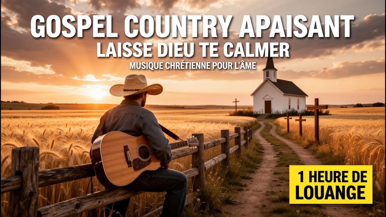 10 Chansons Gospel Country en Français — Paix, Foi Prière | 1 Heure de Musique Apaisante | partie 12