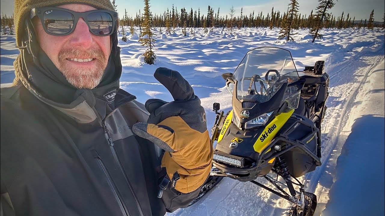 Snowmachining Nordale Flats North Pole Alaska
