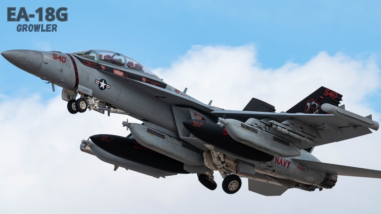 EA-18G Growler: O Principal Avião de Ataque Eletrônico Tático do Mundo!