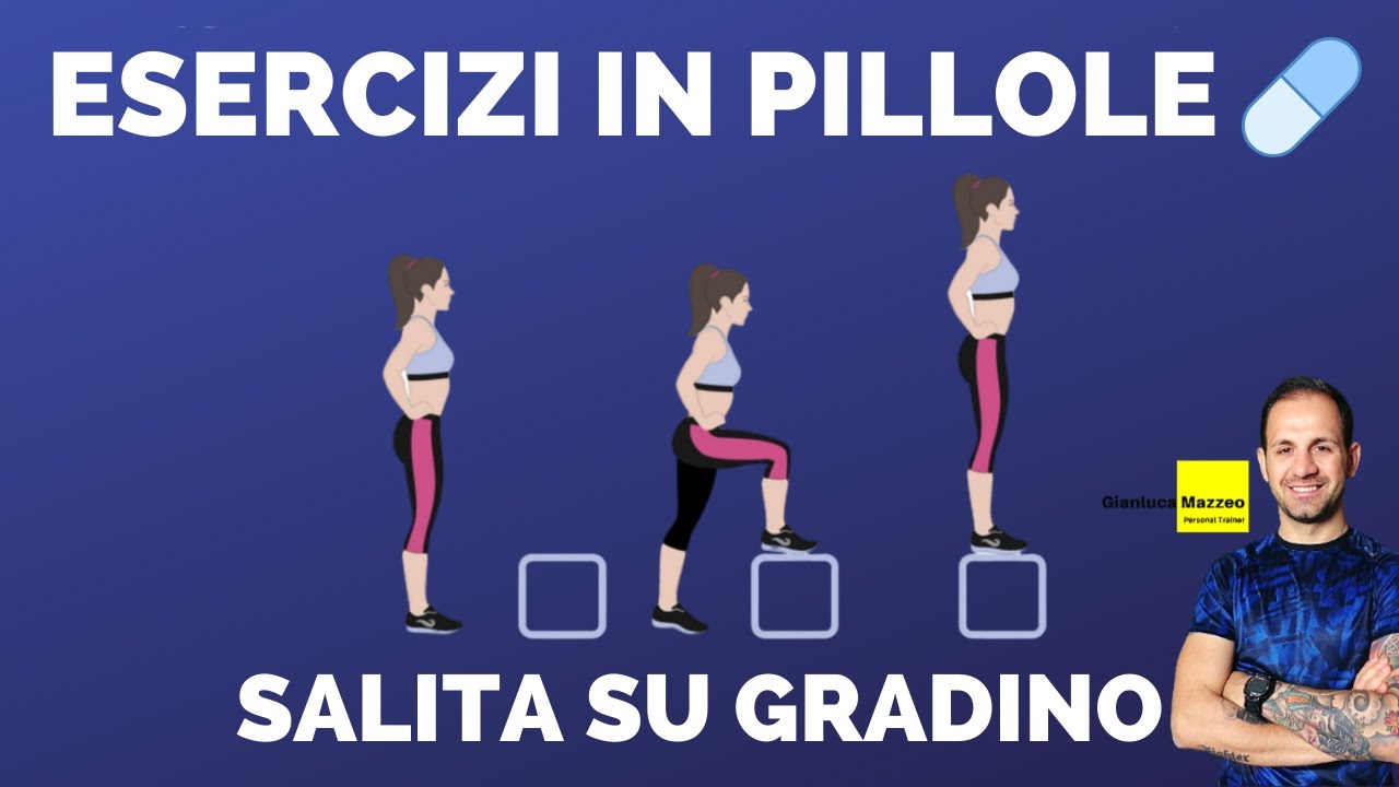 Allenamento a casa, salita su gradino 3 modi diverse per eseguirlo