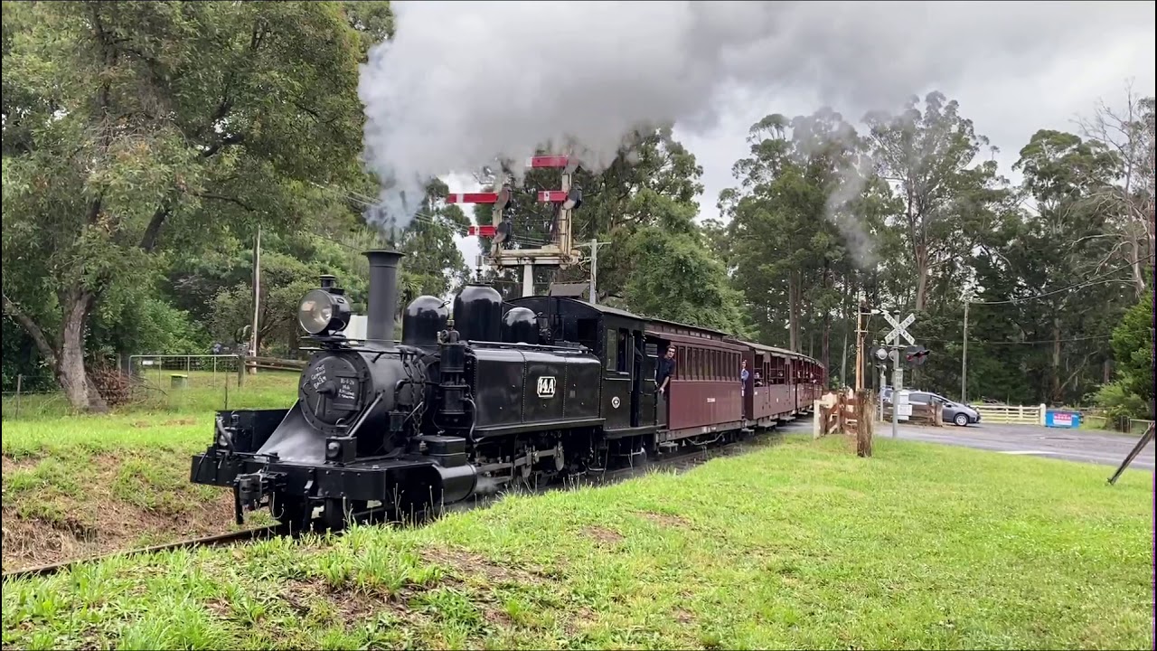 Chasing the first Gembrook service since lockdown