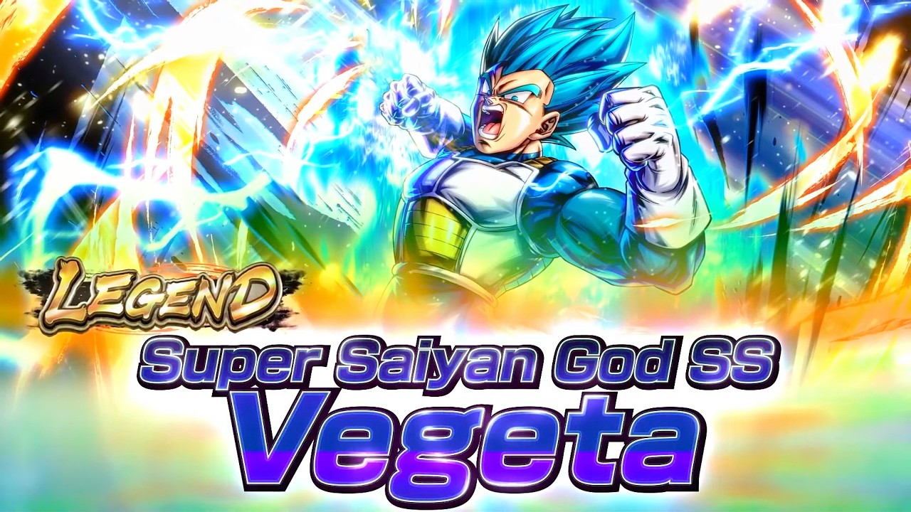 NEW LEGEND Super Saiyan Blue Vegeta Officially Revealed!!-Dragon Ball Legends