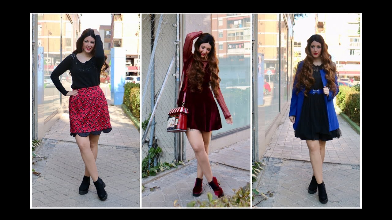 3 OUTFITS DE FIESTA