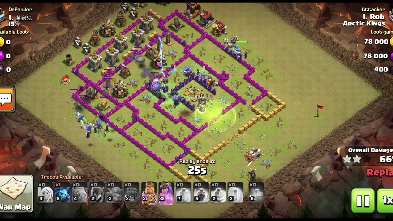 GoBoWitch TH10 Attack