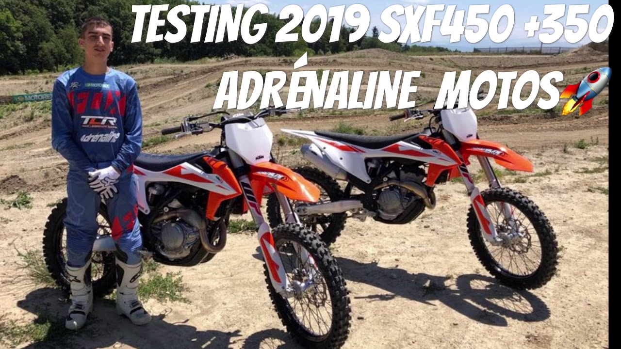 Elies Poget #28 La Chaux Testing SXF350 SXF450