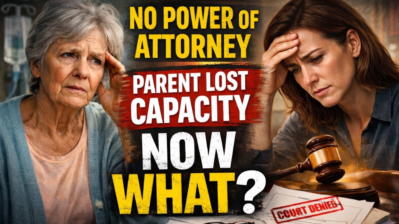 No Power of Attorney and Parent Lost Capacity: Now What?