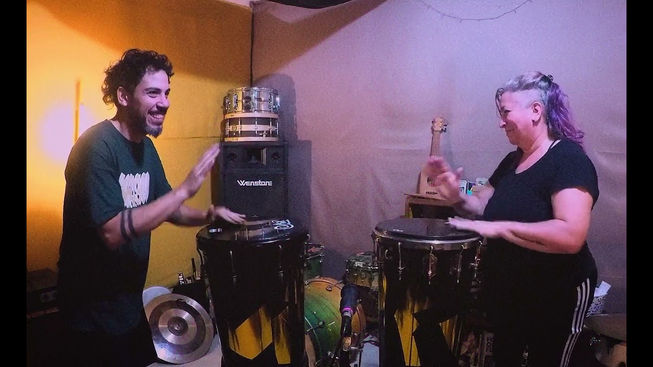 Guion de timbales con Adri! 