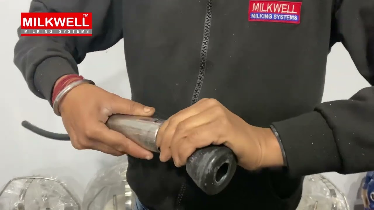 How to change rubber liner of milking machine #मिल्किंग मशीन के रबर केसे बदलें