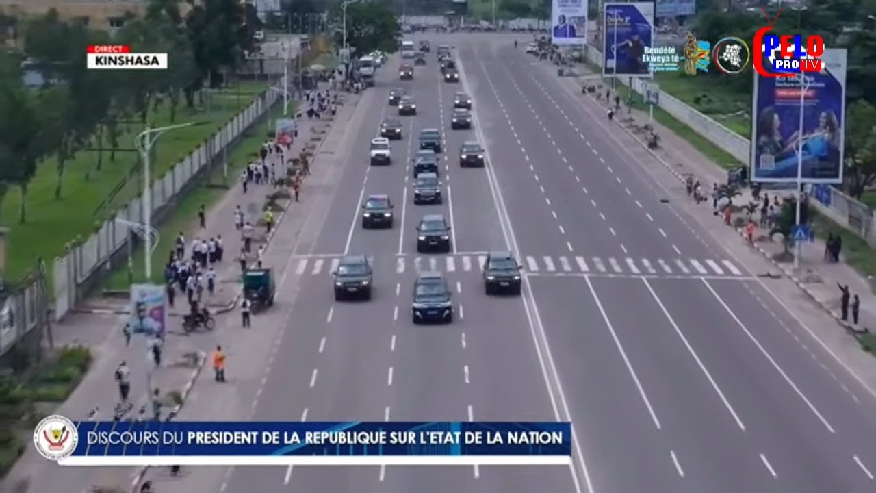 ENTREE SPECTACULAIRE AU PALAIS DU PEUPLE DU PRESIDENT DE LA RDCONGO FELIX TSHISEKEDI TSHILOMBO