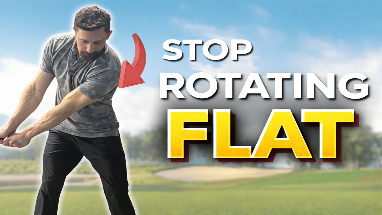 Lead Shoulder Down in the Backswing (Spinal Control, Timing & Rope Drill)