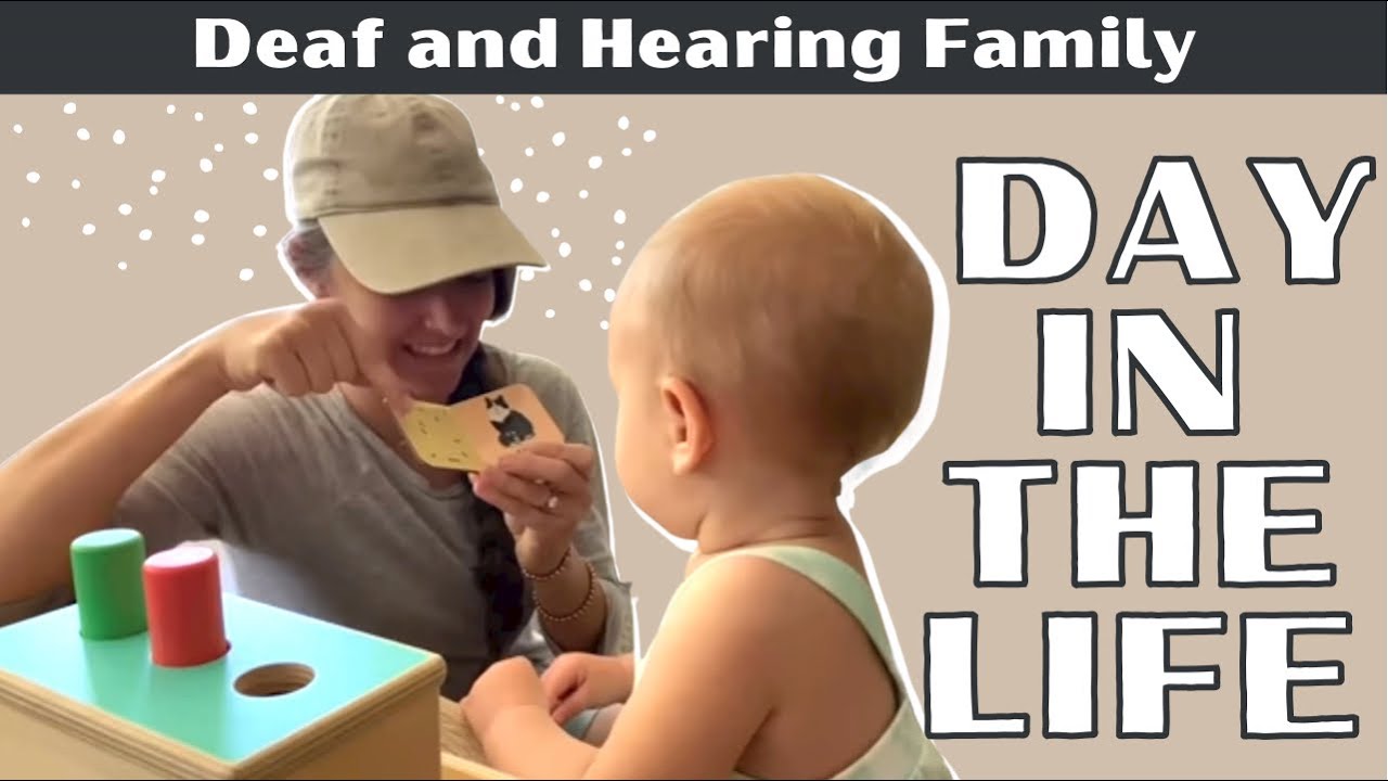 Day in the Life with a 12 Month Old | Deaf and Hearing Family