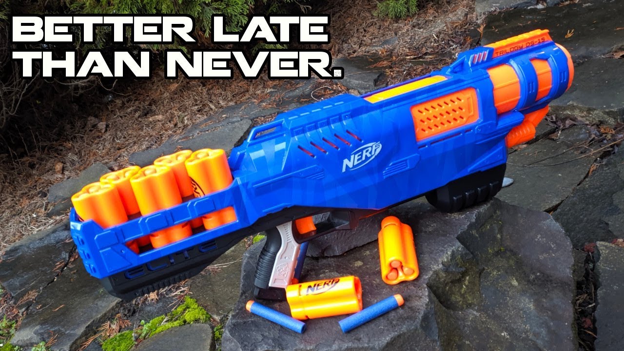 2019 NERF N-STRIKE ELITE TRILOGY DS-15 REVIEW (Shell-ejecting Shotgun!) | Walcom S7