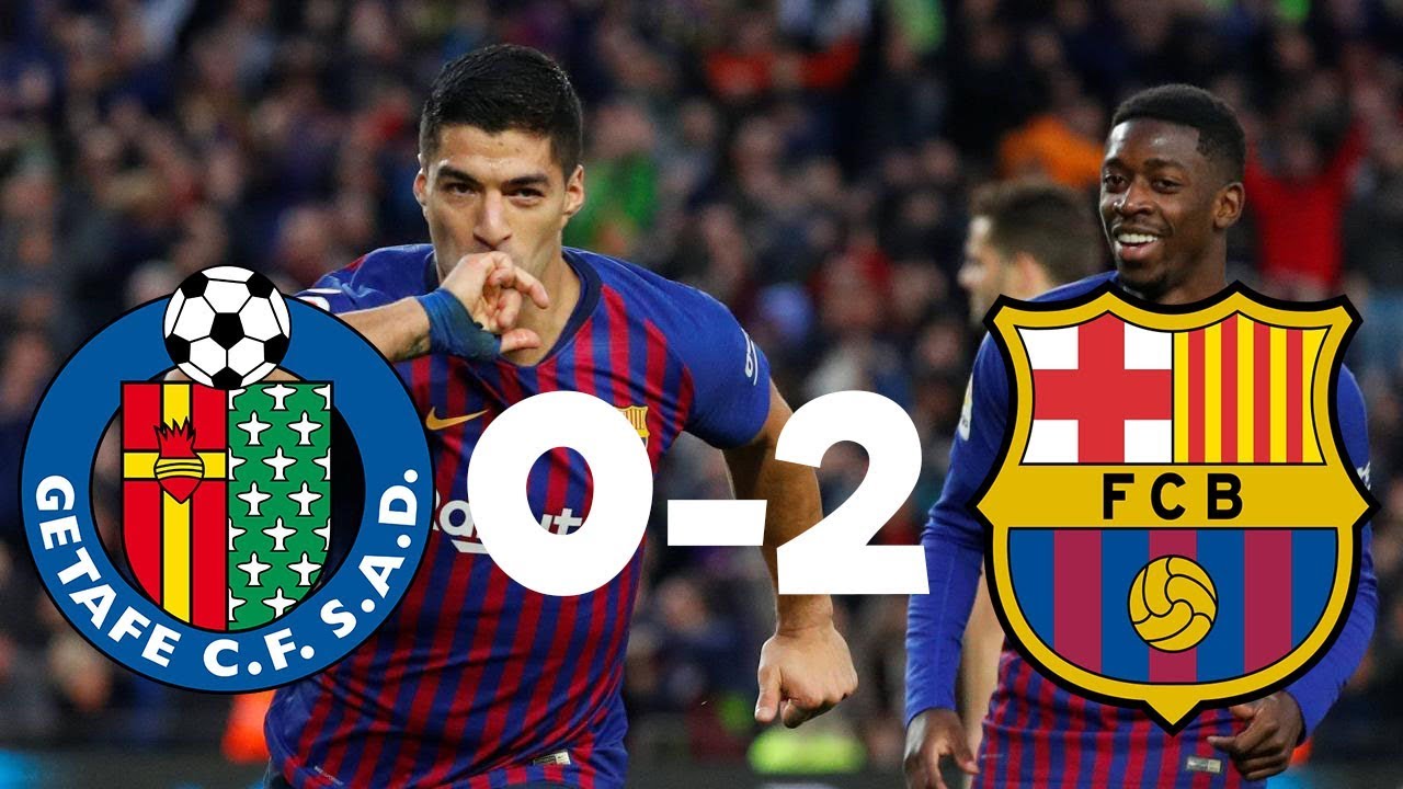 Getafe vs Barcelona 0 2 Goal Fantastico Luis Suarez 2019 01 06