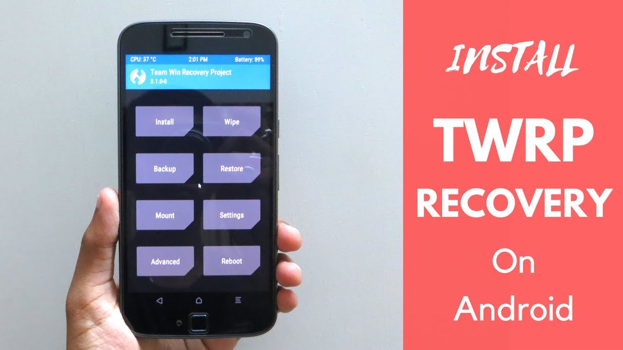 Как установить кастомное рекавери TWRP на любой телефон Android (без рута)