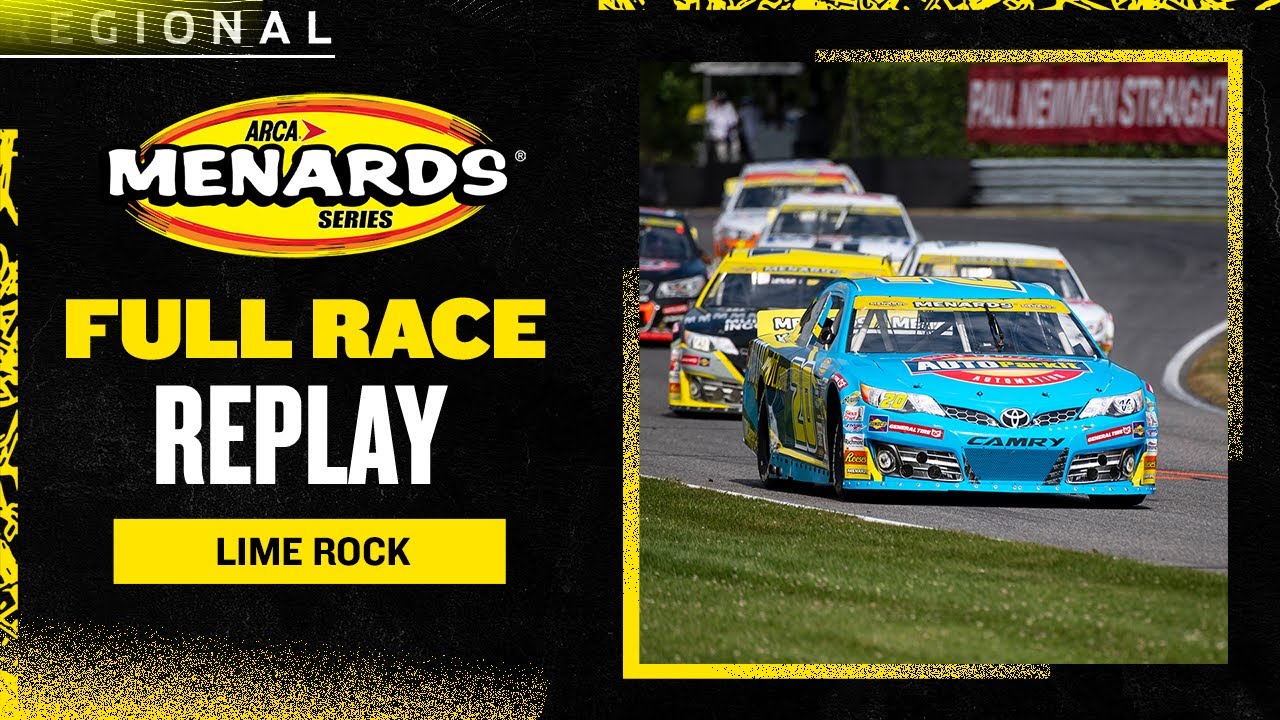 ARCA Menards Series full race replay: Lime Rock Park 100 at Lime Rock Park