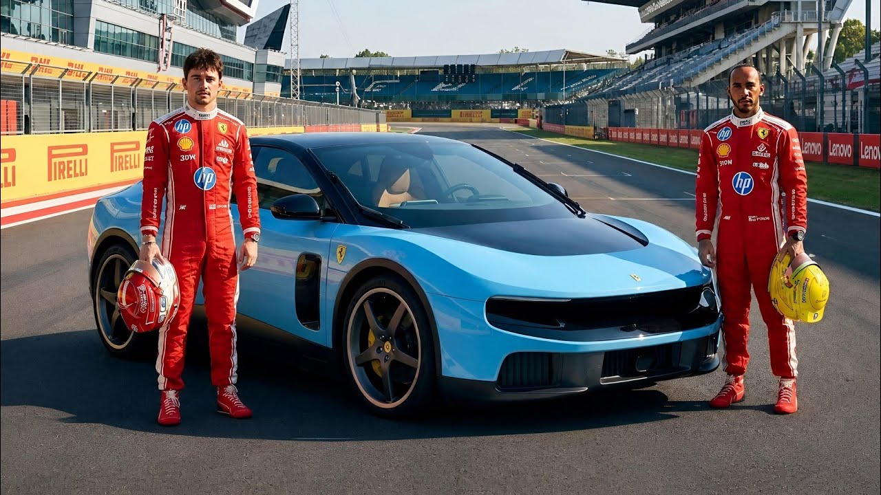 New Ferrari Luce - Tested by Hamilton and Leclerc