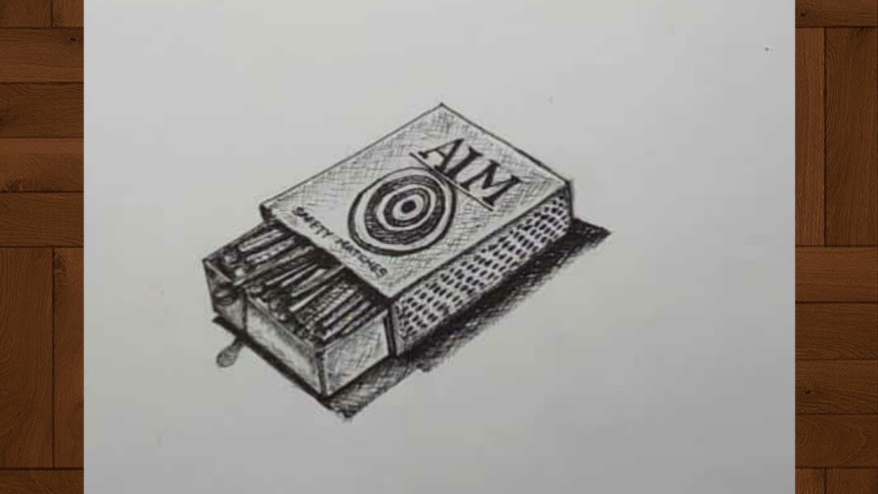 How To Draw And Shade Matchbox With Pens || MAH-AAC-CET Object Drawing For Beginners