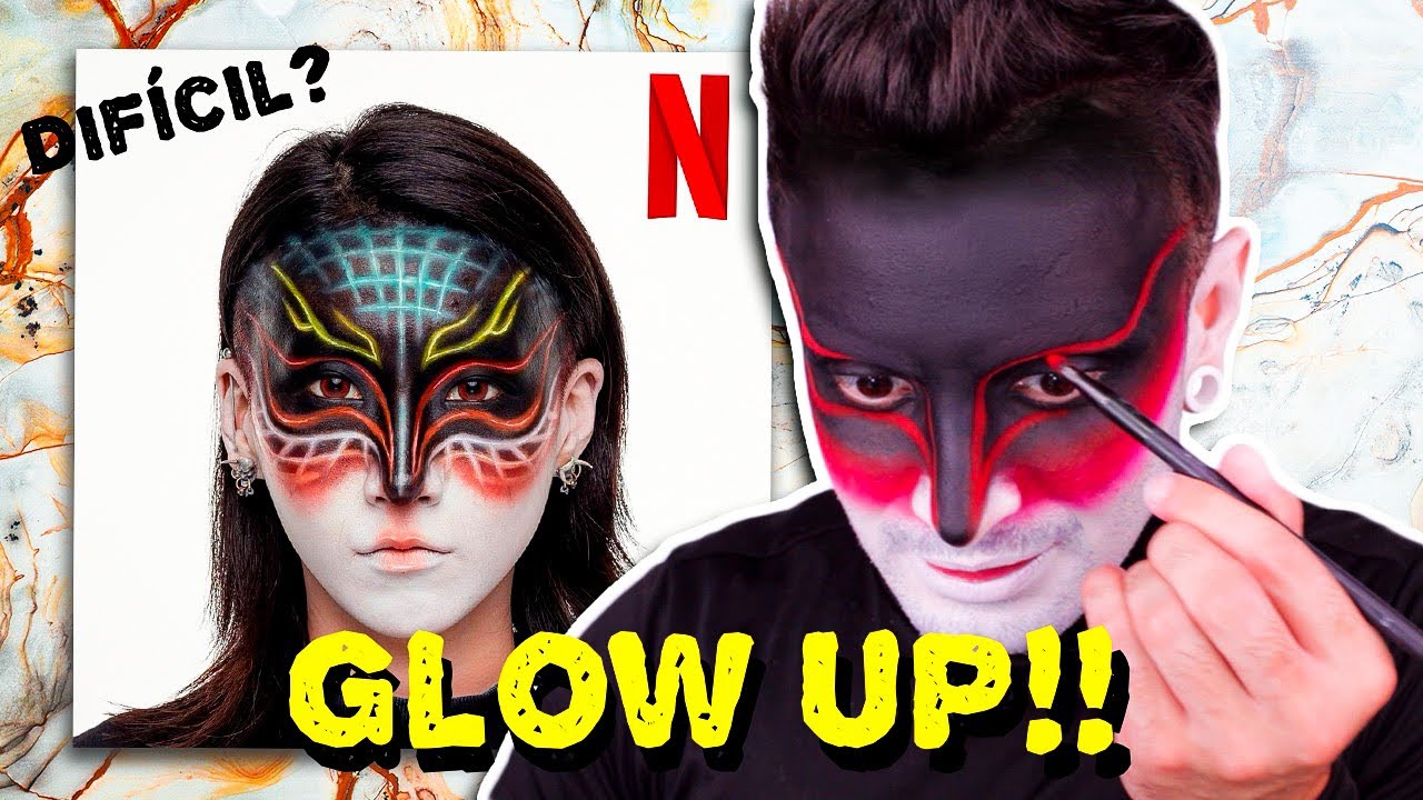 FIZ UMA MAKE DO GLOW UP DA NETFLIX! | Victor Nogueira