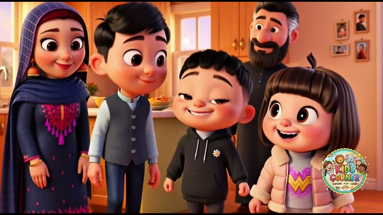 Kids' First Ramadan Fasting Adventure: Full Day Vlog from Suhoor to Taraweeh! 3d animation 