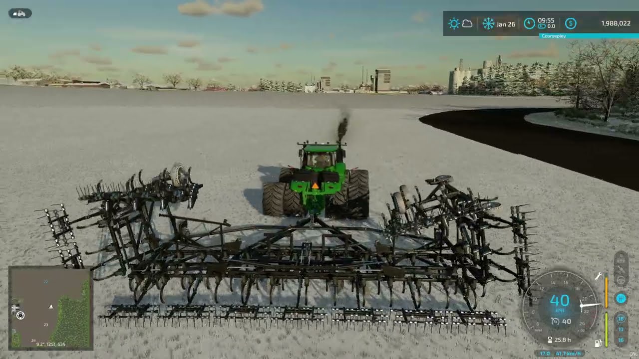 FS22 Bloomfield Farm Ep # 192: Transforming Largest Field Winter '25