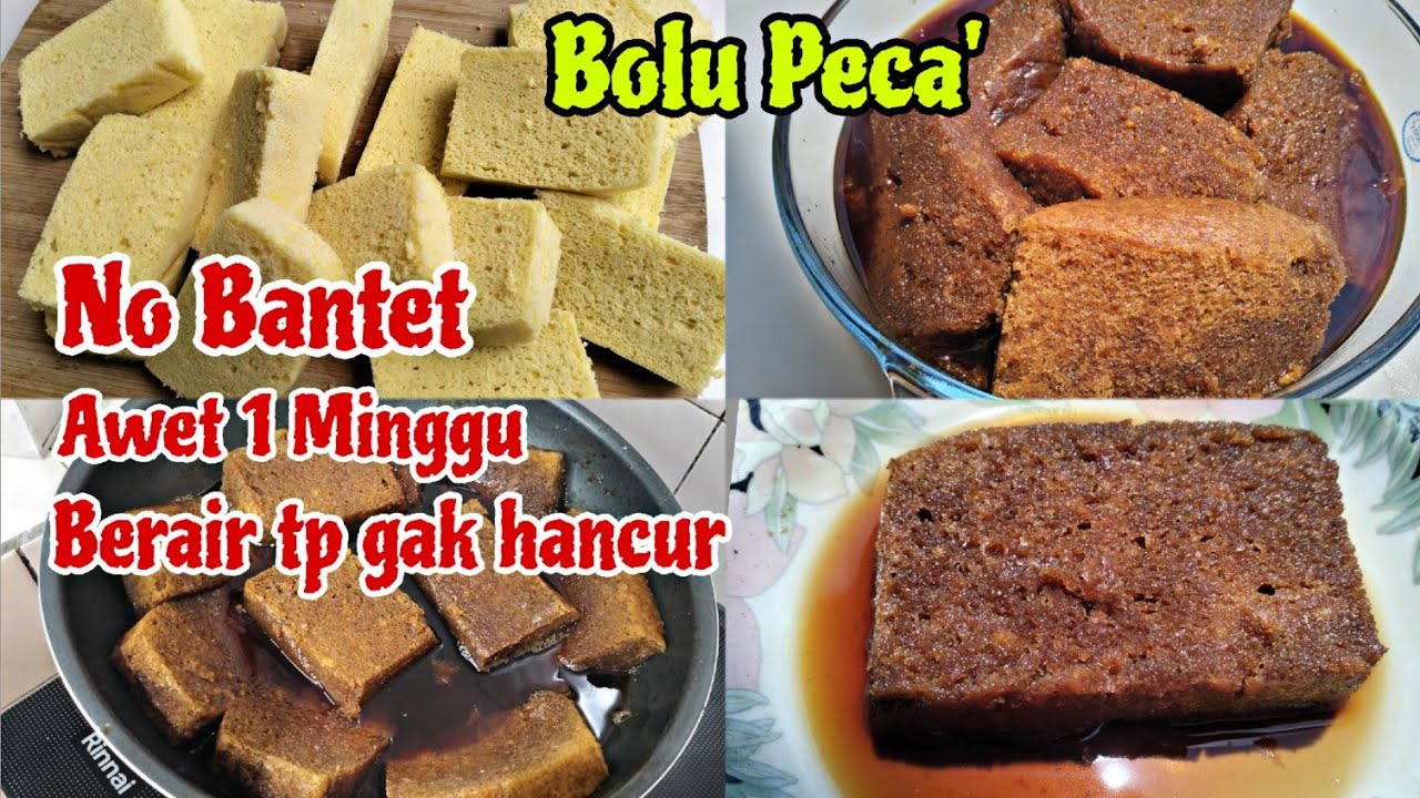 Anti Gagal ‼️Resep bolu peca' asli khas Bugis Unik dan Enak