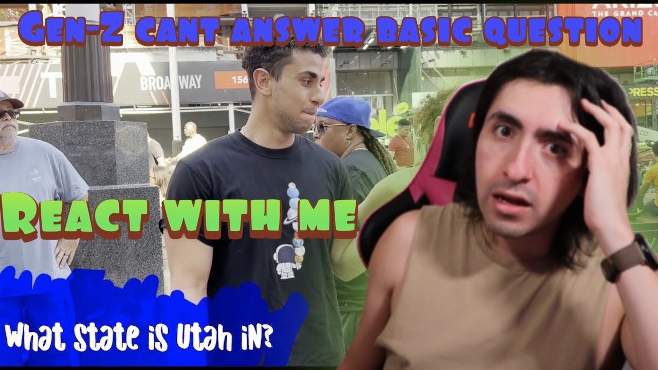 React with Me: Gen-Z Can’t Answer the Most Basic Questions
