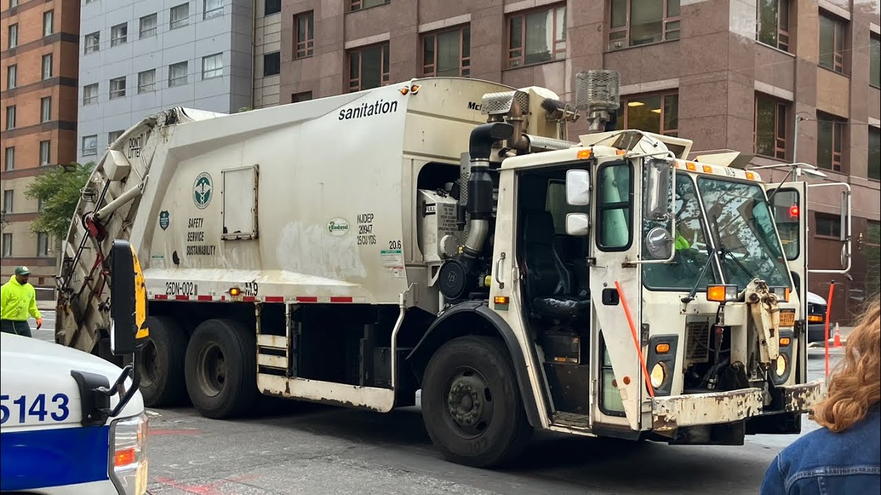 DSNY McNeilus Rear Loader Garbage Trucks
