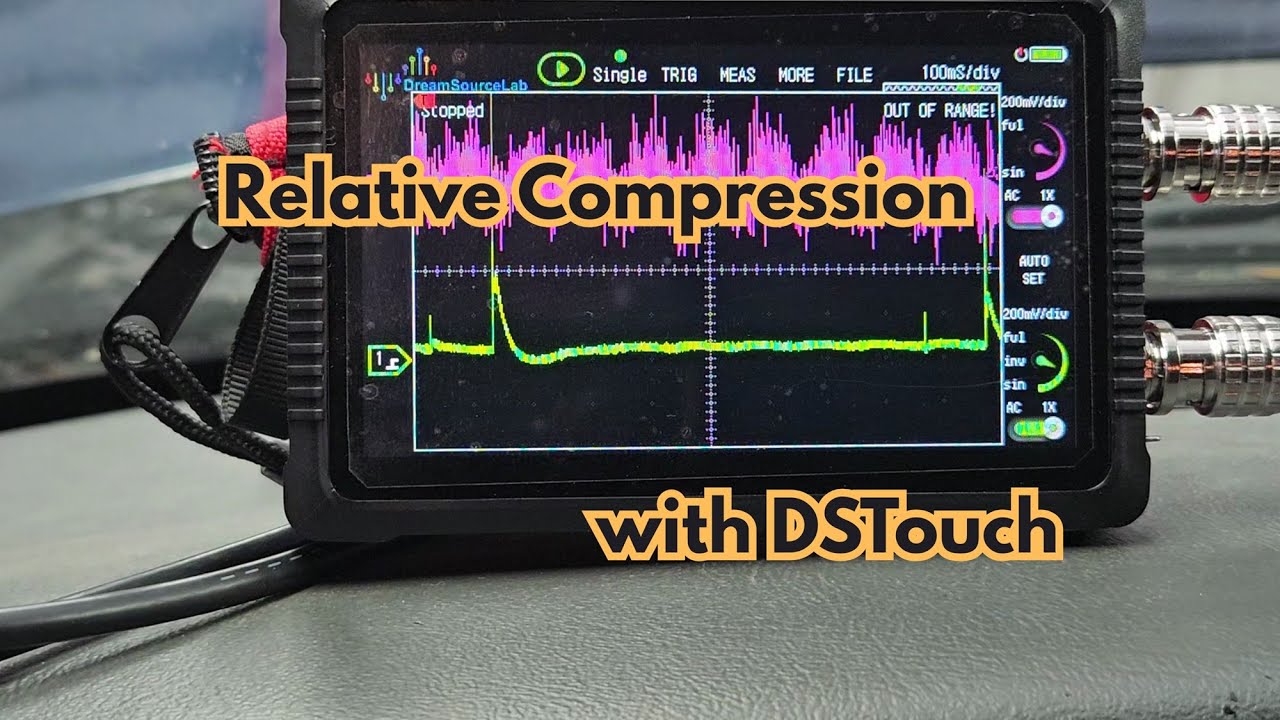 Relative Compression Test with DSTouch Oscilloscope