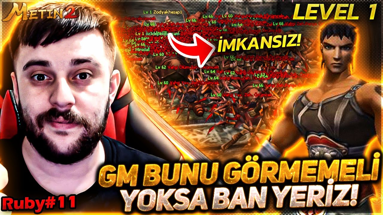 BU BİR METİN2'TR REKORUDUR ! 1 LV HESAPLA İMKANSIZI BAŞARDIK ! METİN2 TR RUBY BÖLÜM 11