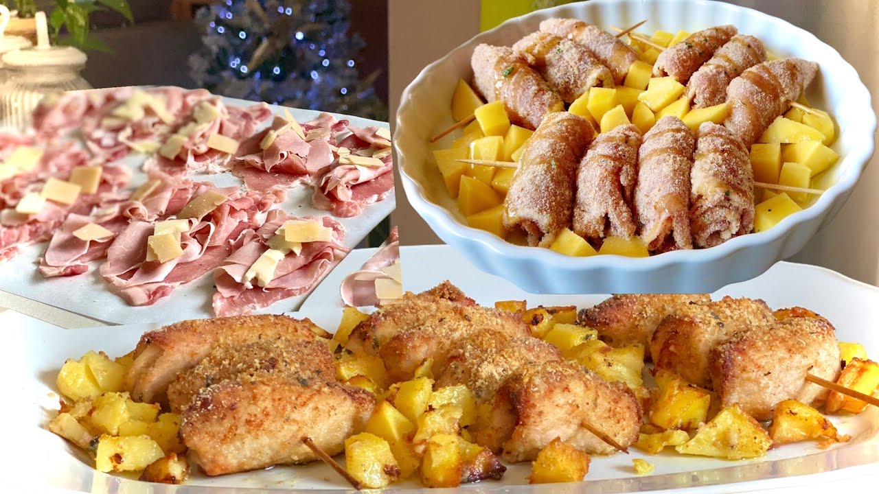 ЗАПЕЧЕННЫЕ РУЛЕТЫ С КАРТОФЕЛЕМ 🍖🥔 праздничное блюдо