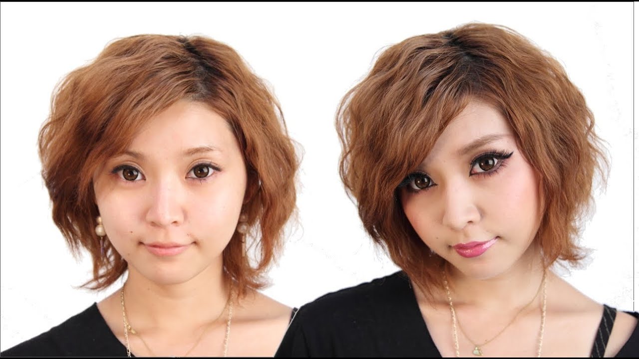 【半顔メイク】池田沙代ちゃんの パーティーロックメイク 　makeup tutorial