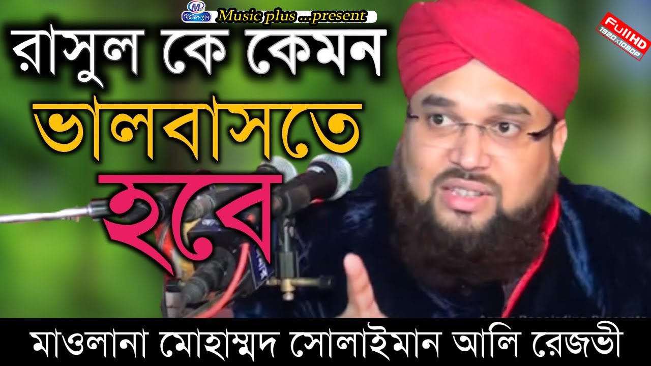 ঈদে মিলাদুন্নবীর ফজিলত। মাওলানা সোলাইমান আলী রেজভী  । Music plus waz 01974882788