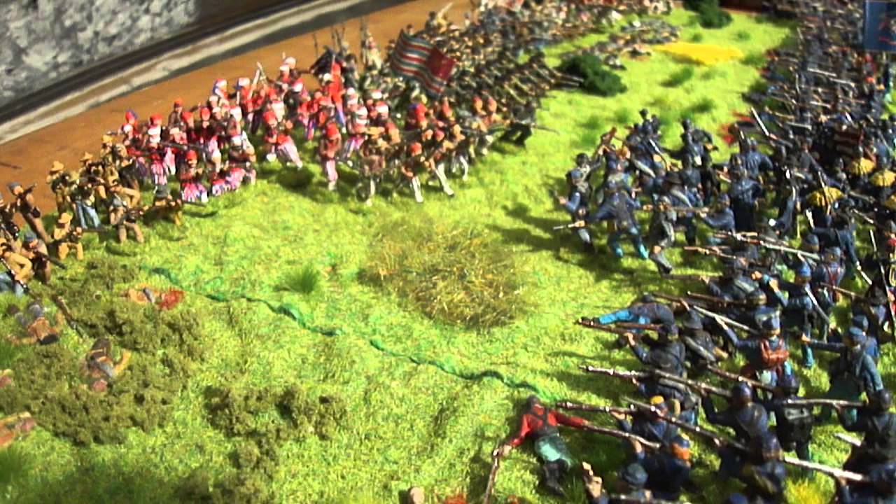 Diorama ACW American Civil War Spotsylvania Teil 1 Stand 22 02 2014 1/72 SCALE