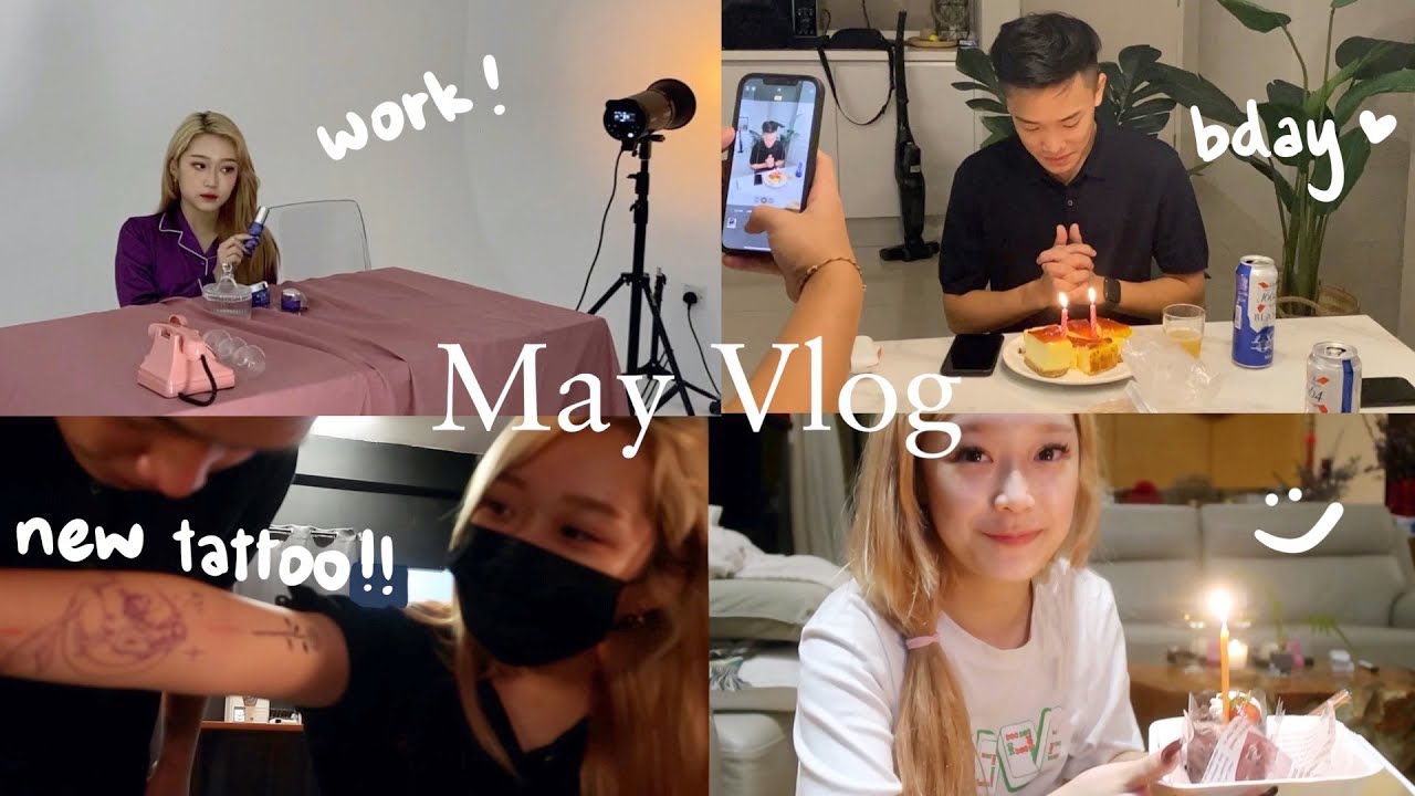【VLOG】男朋友生日惊喜差点失败🤓/ 新纹身💡/ MCO在家的日常！🧚🏻‍♀️