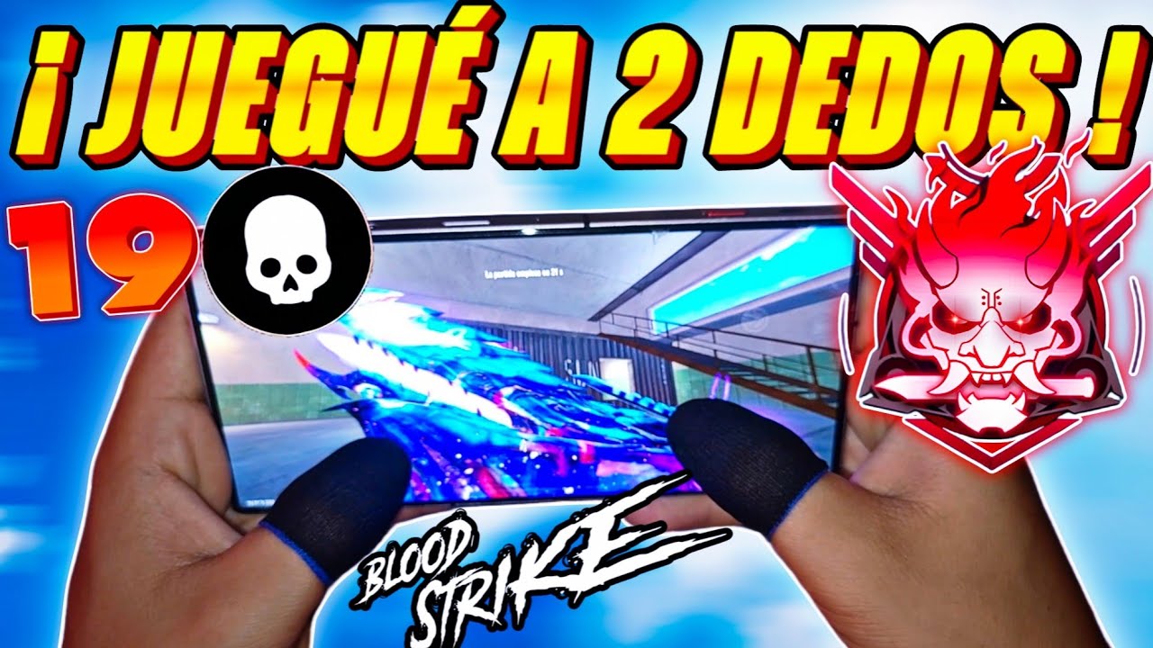 JUGUÉ A 2 DEDOS POR PRIMERA VEZ en RANKED | BLOODSTRIKE Alexz.