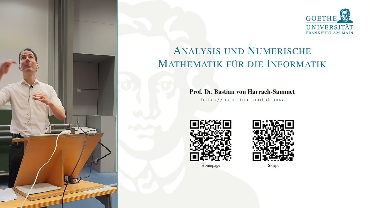 AnNuMa23a - Analysis und Numerische Mathematik für die Informatik