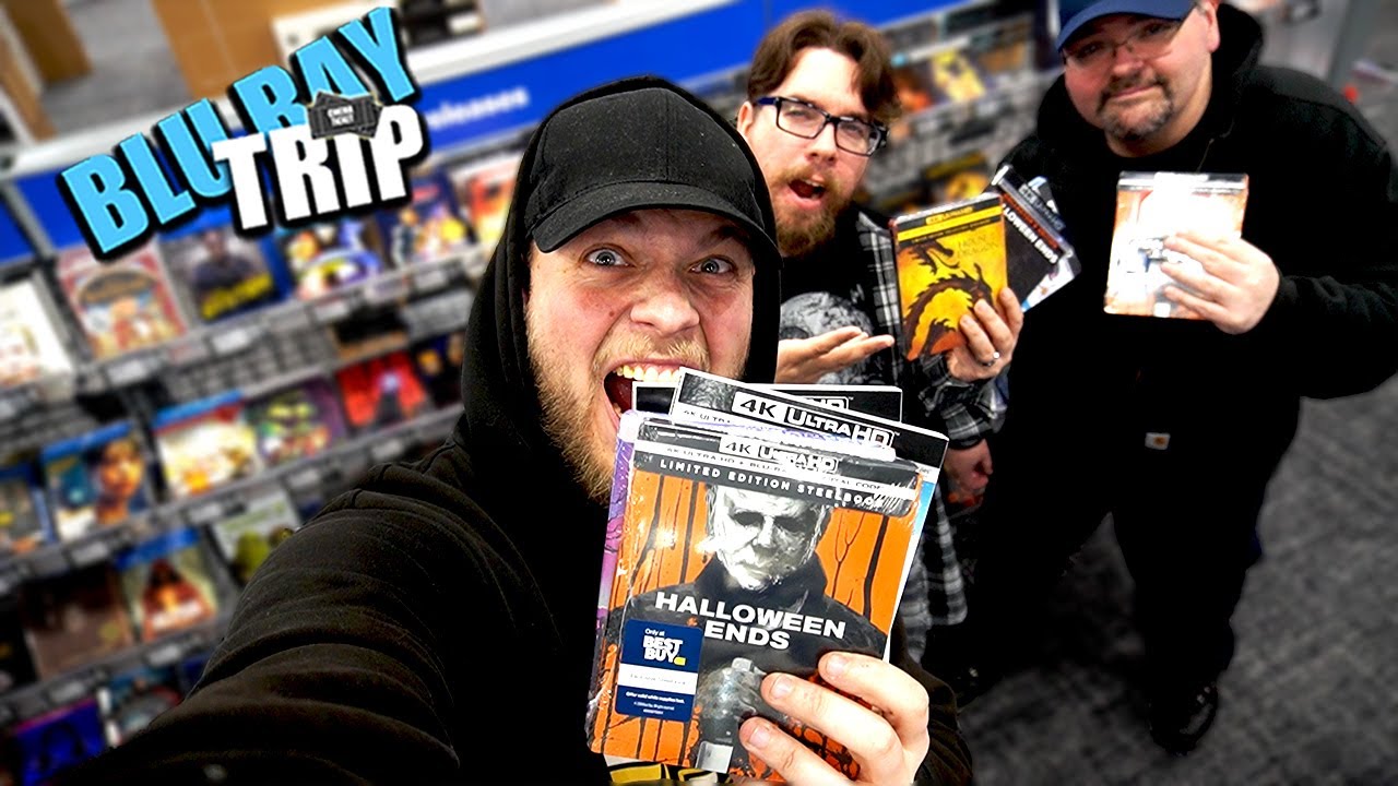 First Hunt of 2023 W/7 TITLES! Including HALLOWEN ENDS STEELBOOK! New Slips + Black Adam!