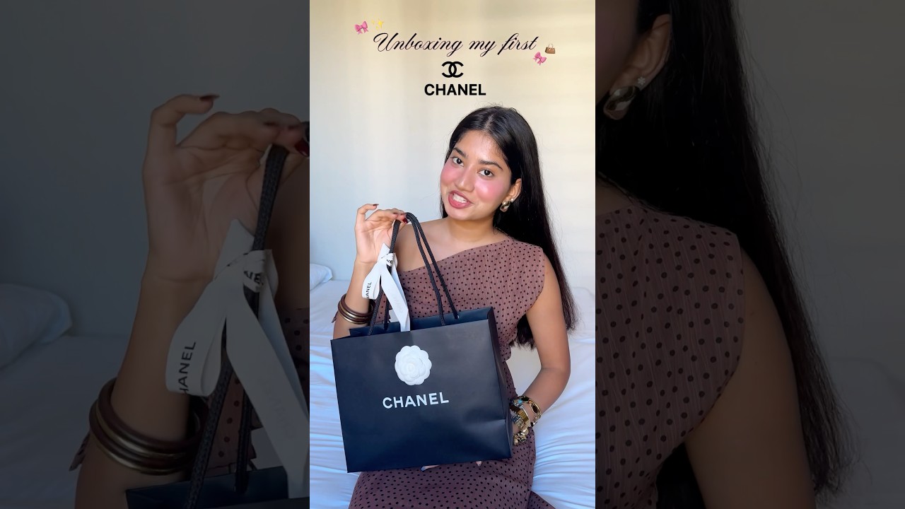 My first Chanel unboxing 🥹🥹