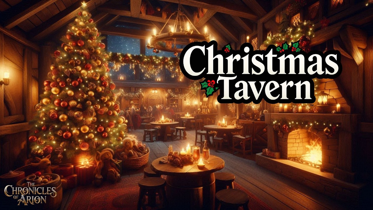 Christmas Medieval Tavern Music | 1 Hour Fantasy Relax