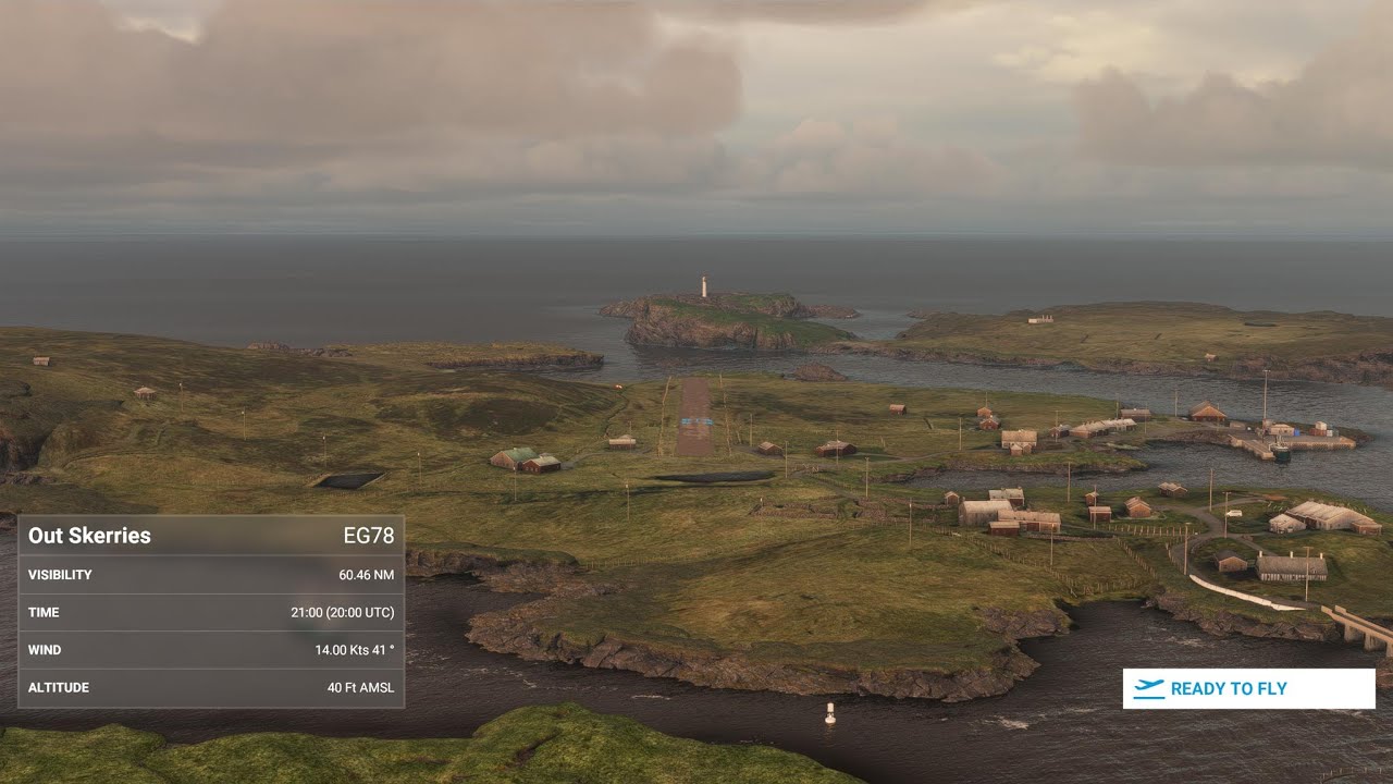 Microsoft Flight Simulator - Skerries Landing Challenge