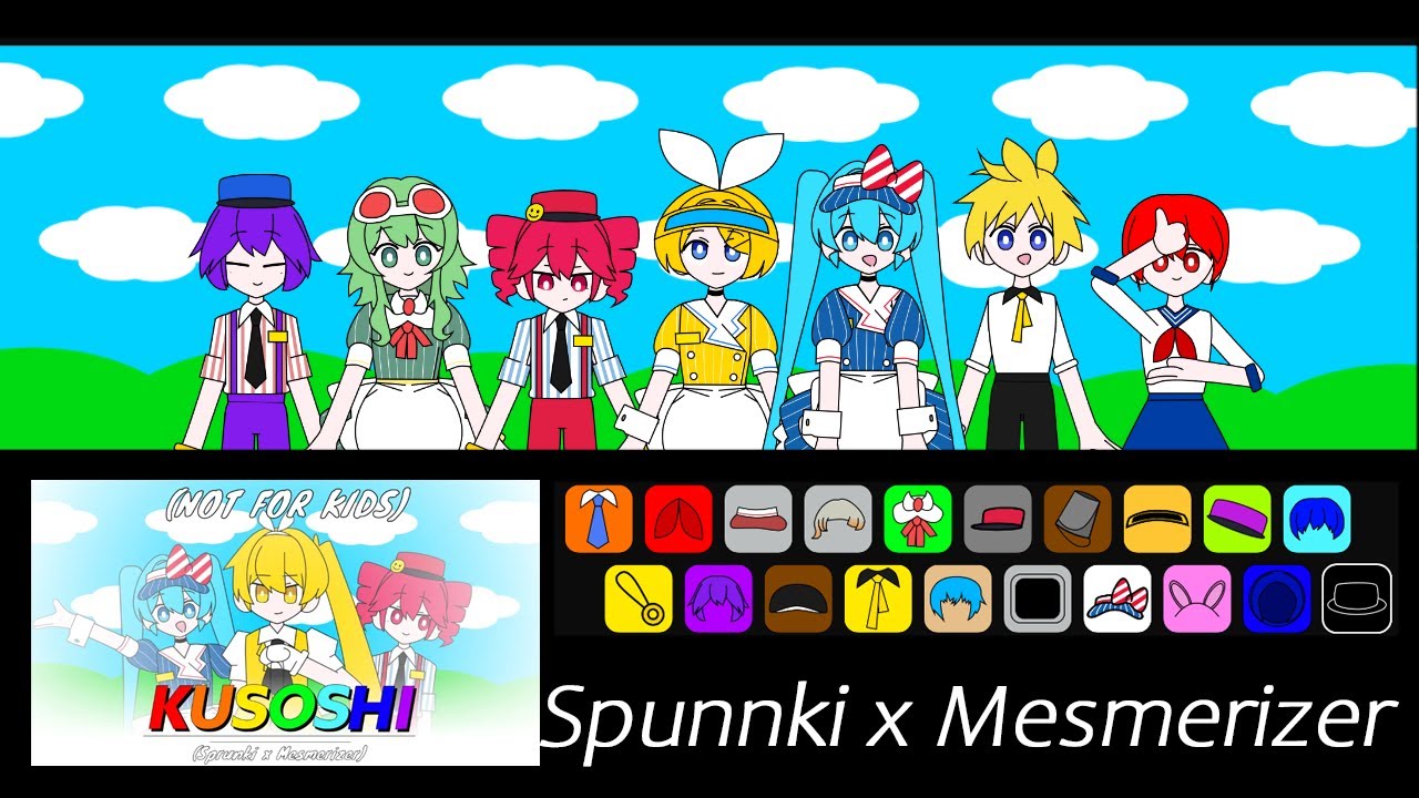 Incredibox - Kusoshi (Sprunki x Mesmerizer),  Mesmerizer has appeared on Sprunki !!