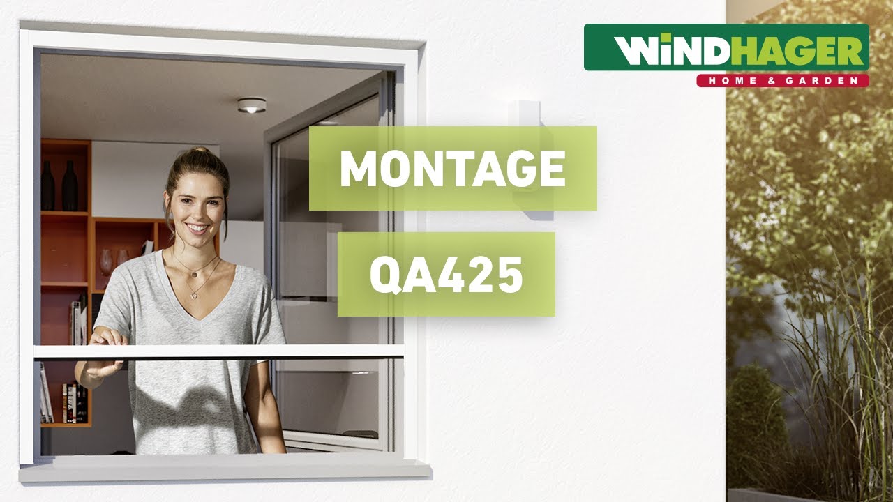 Insektenschutz Basic Alu Rollo Windhager Home & Garden - Mounting instruction (QA425)