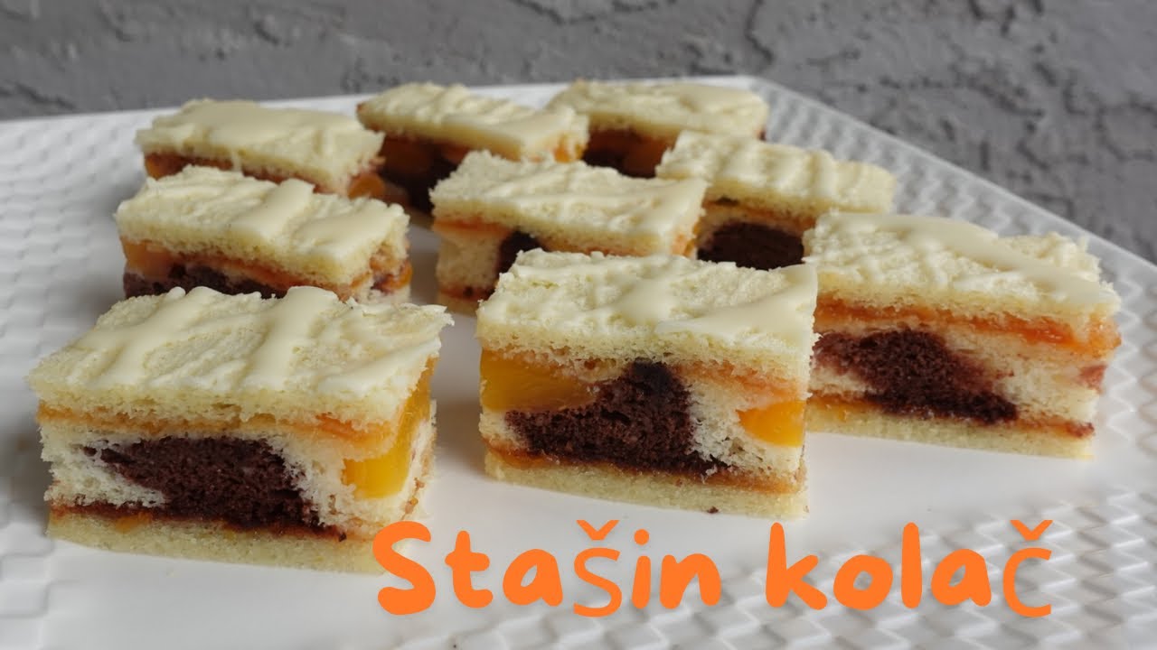 STAŠIN KOLAČ S KAJSIJAMA ILI MARELICAMA, SUPER SOČNI  KOLAČ