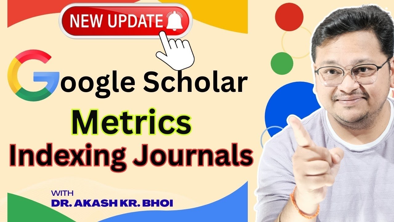 New Update Google Scholar Metrics || Google Scholar Indexed Journal Search Strategies || Hinglish