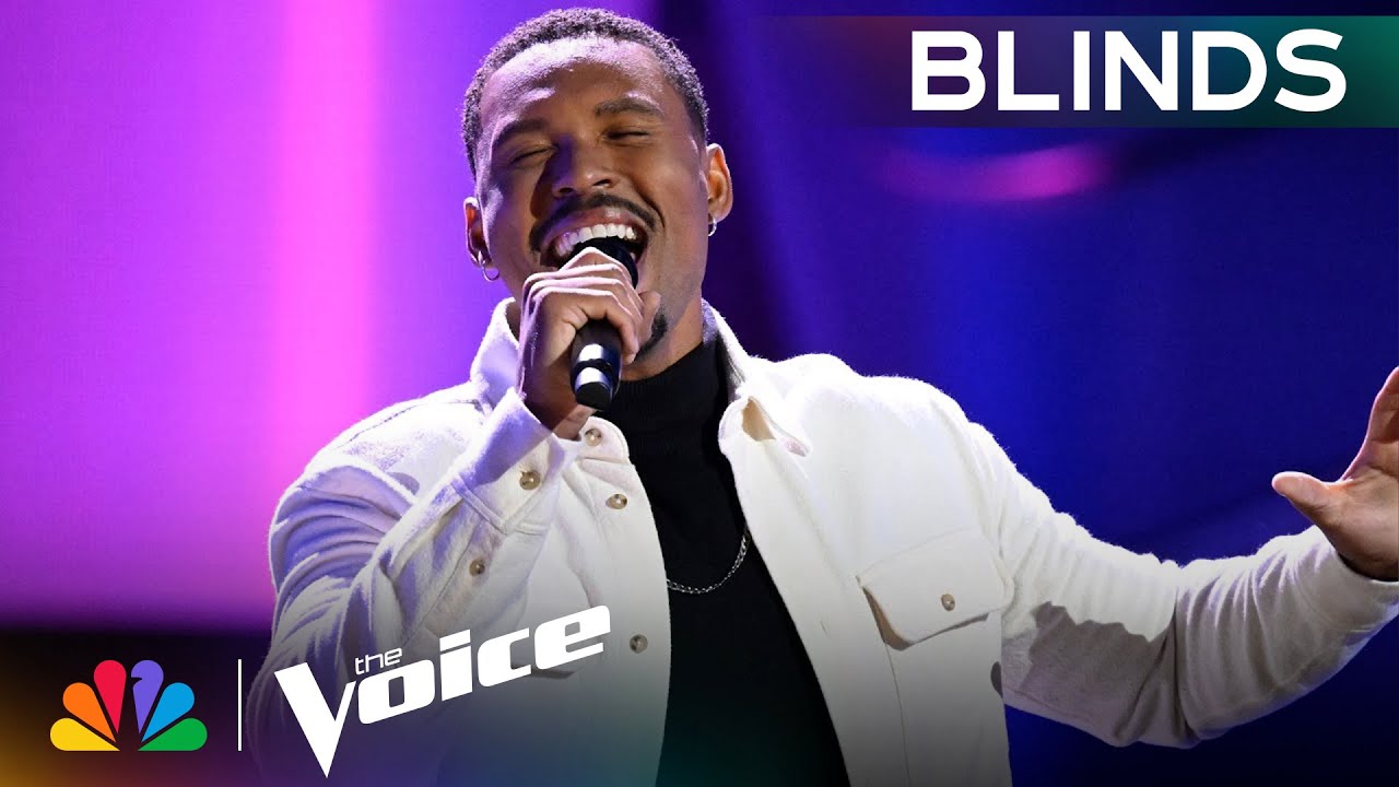 Jerrell Melton Honors His Mom's Memory on Michael Bolton's "Go the Distance" | Voice Blind Auditions